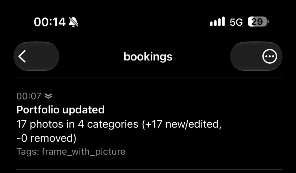 ntfy-Notification Portfolio updated: 17 photos in 4 categories