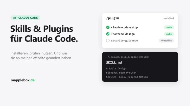 Claude Code Skills und Plugins installieren: so geht's