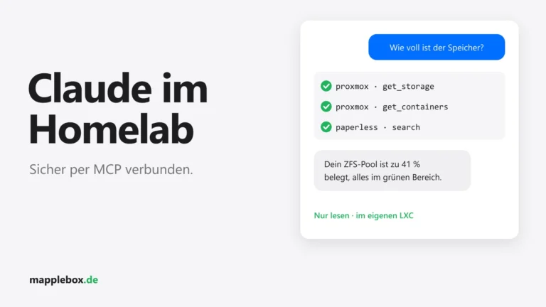 MCP im Homelab: So verbindest du Claude sicher mit deinen Servern | MappleBox